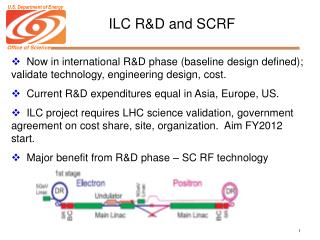 ILC R&amp;D and SCRF