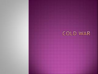 Cold War