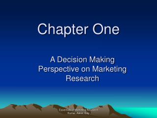 Chapter One