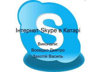 Інтернет- Skype в Катарі