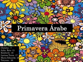 Primavera Árabe