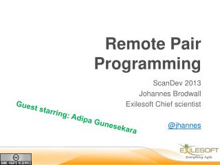 Remote Pair Programming