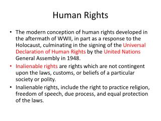 Human Rights