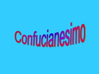 Confucianesimo