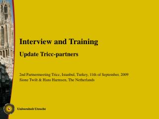 Interview and Training Update Tricc-partners