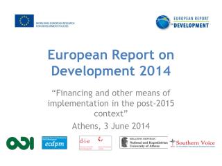 European Report on Development 2014