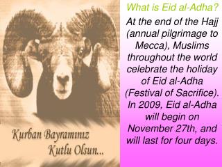 What is Eid al-Adha?