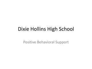 Dixie Hollins High School