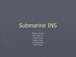 Submarine INS