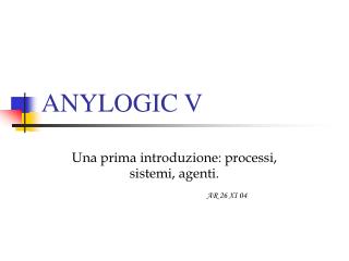 ANYLOGIC V