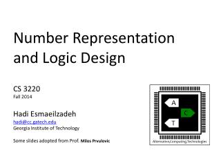 Number Representation and Logic Design