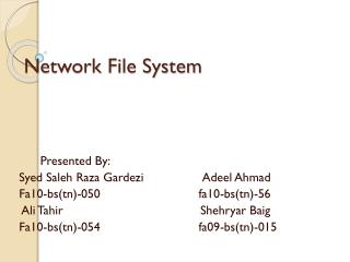 Network File System