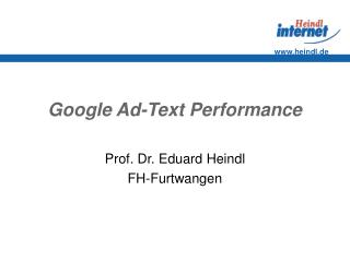 Google Ad-Text Performance