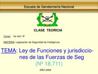 Escuela de Gendarmería Nacional