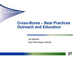 Cross-Bores – Best Practices Outreach and Education