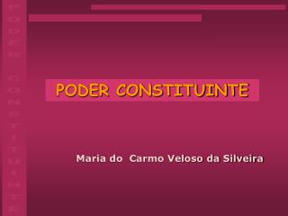 PODER CONSTITUINTE