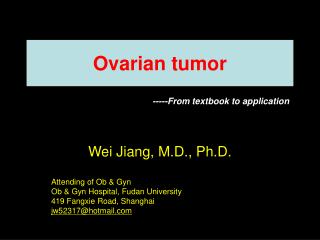 Ovarian tumor