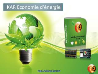 KAR Economie d'énergie