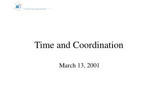 Time and Coordination