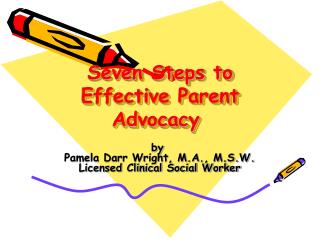 Seven Steps to Effective Parent Advocacy 