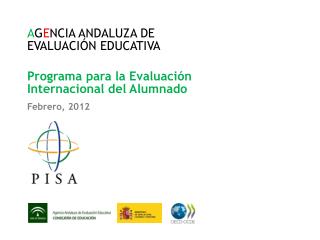 A G E NCIA ANDALUZA DE EVALUACIÓN EDUCATIVA