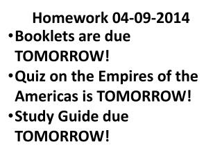 Homework 04-09-2014