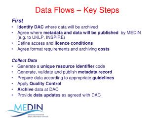 Data Flows – Key Steps