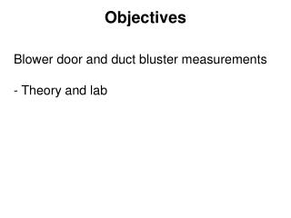 Objectives