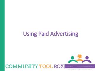 Using Paid Advertising