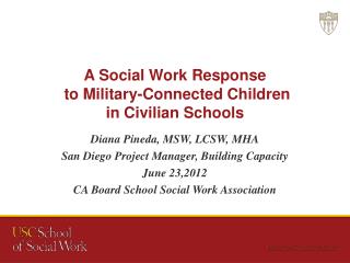 A Social Work Response to Military-Connected Children in Civilian Schools