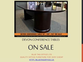Devon Conference Tables on SALE at Blue Tag Office in Canada