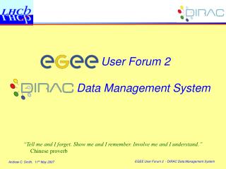 User Forum 2 Data Management System
