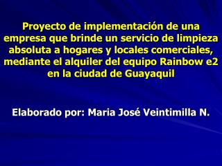 ANTECEDENTES DEL EQUIPO DE LIMPIEZA