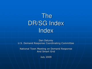 The DR/SG Index Index