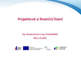 Projektové a finanční řízení