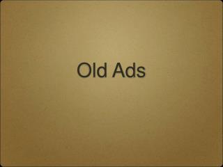 Old Ads