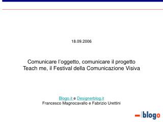 Conversare una comunicazione?