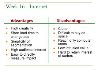 Week 16 - Internet