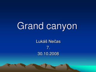 Grand canyon