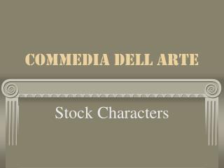 Commedia dell arte