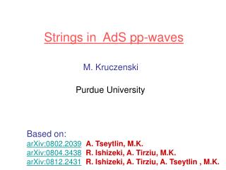 Strings in AdS pp-waves