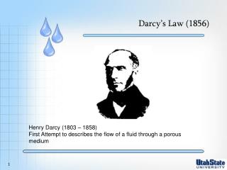 Darcy’s Law (1856)