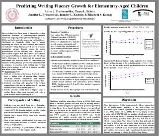 Predicting Writing Fluency Growth for Elementary-Aged Children