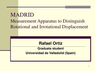 MADRID Measurement Apparatus to Distinguish Rotational and Irrotational Displacement