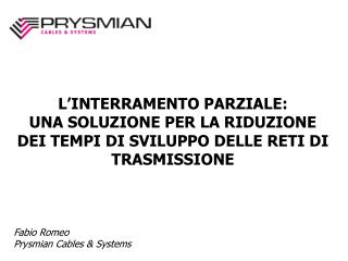 L’INTERRAMENTO PARZIALE: