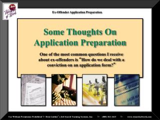 Ex-Offender Application Preparation