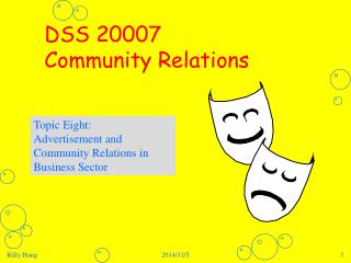 DSS 20007 Community Relations