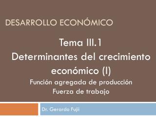 desarrollo económico