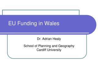 EU Funding in Wales