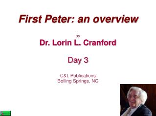 First Peter: an overview